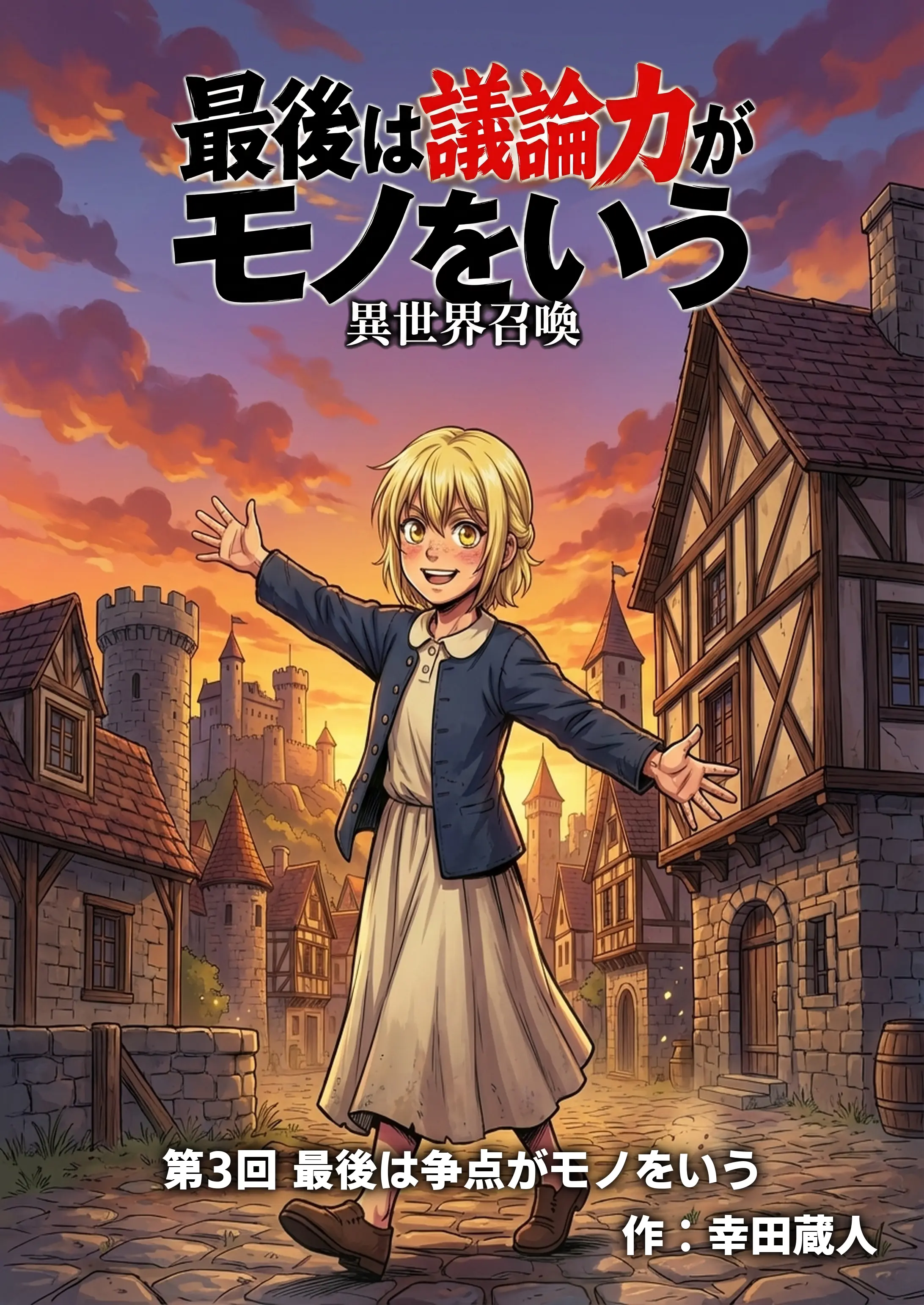 表紙——最後は議論力がモノをいう 異世界召喚 第三回 最後は争点がモノをいう 作:幸田蔵人