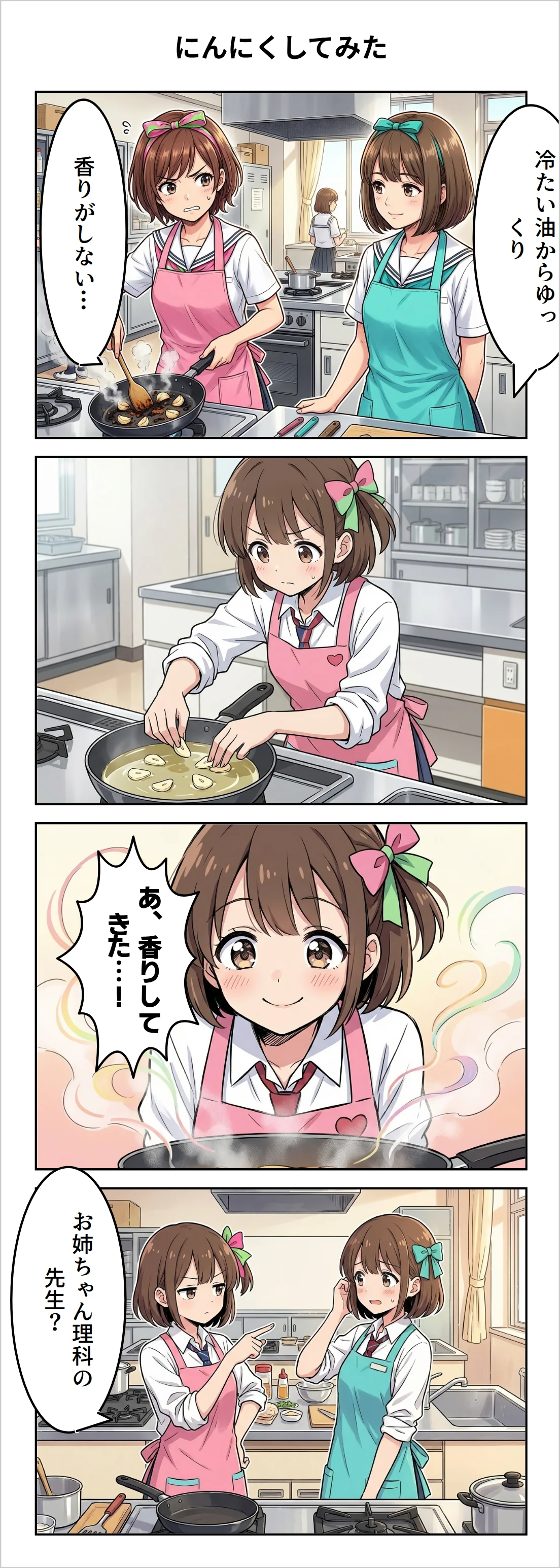 にんにくしてみた