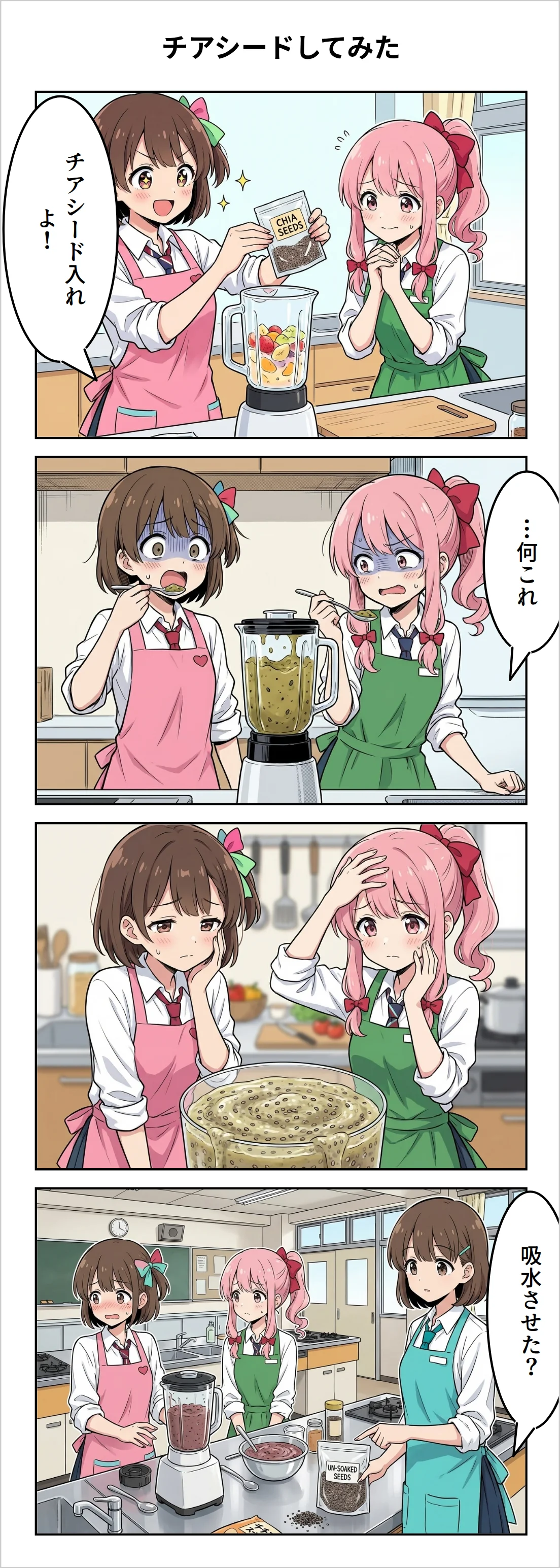 チアシードしてみた