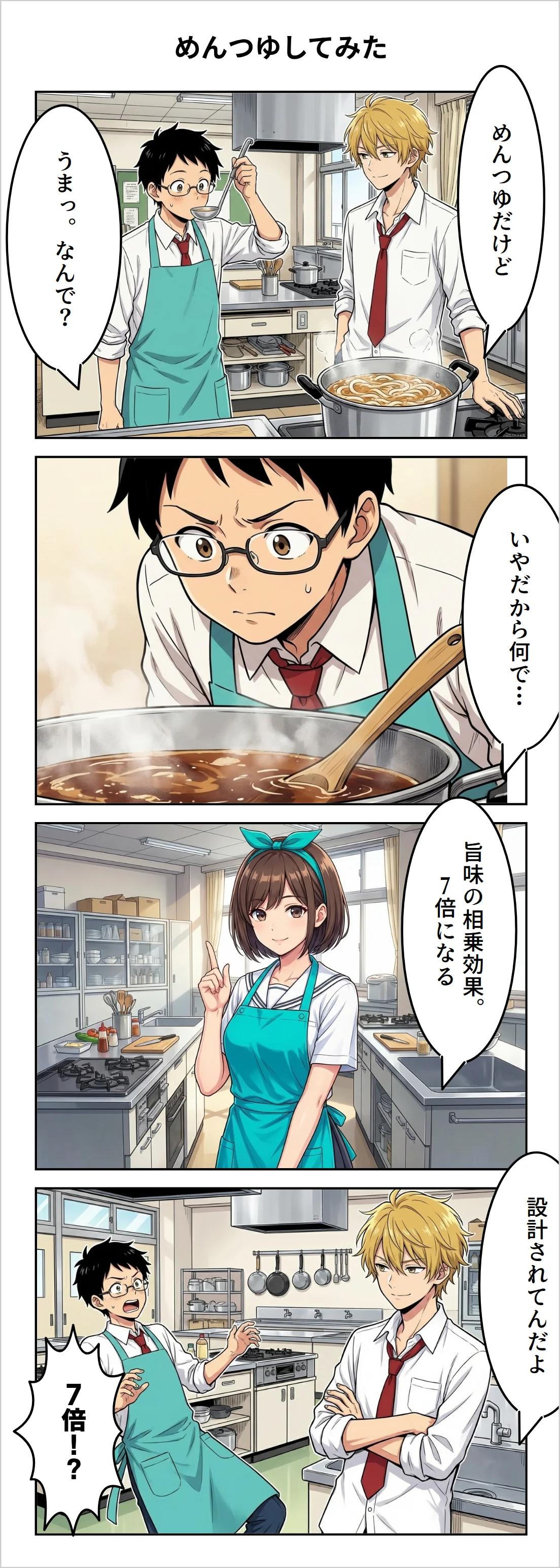 めんつゆしてみた