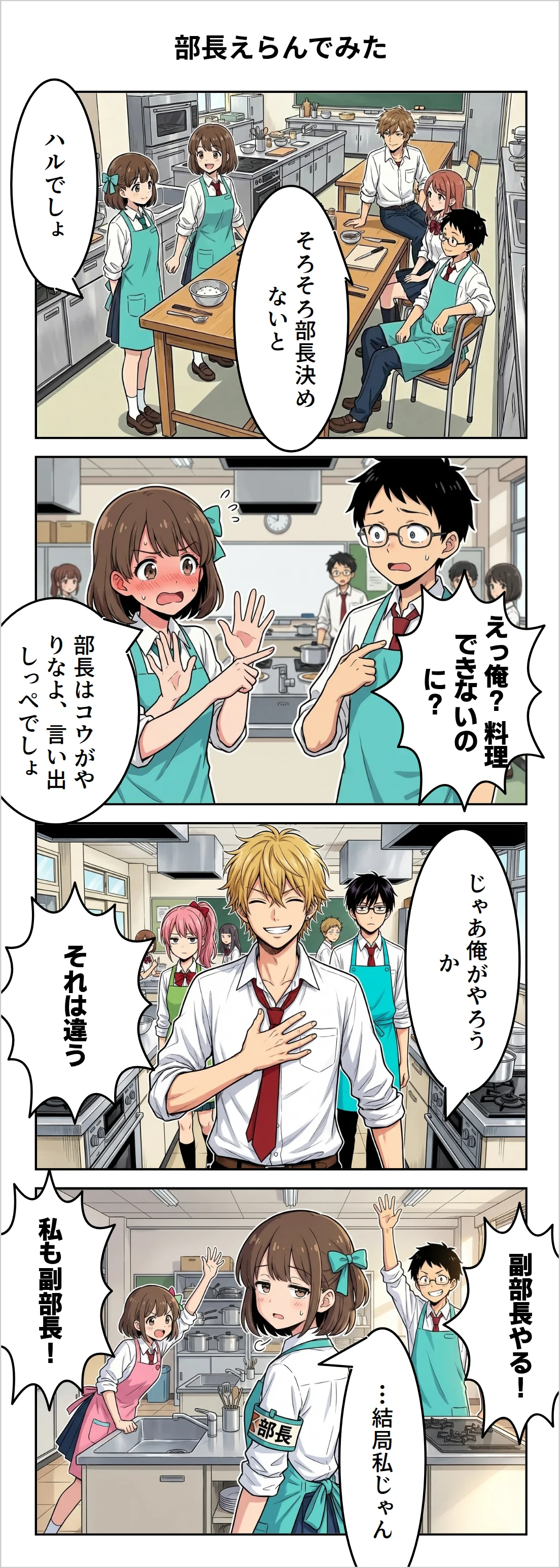 部長えらんでみた