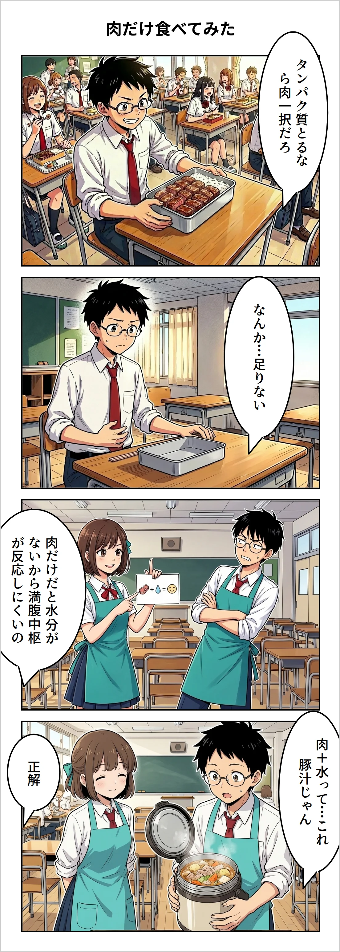 肉だけ食べてみた