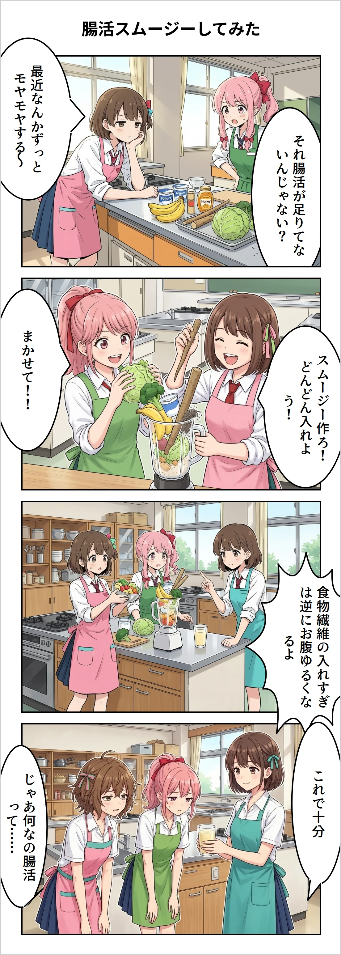 腸活スムージーしてみた