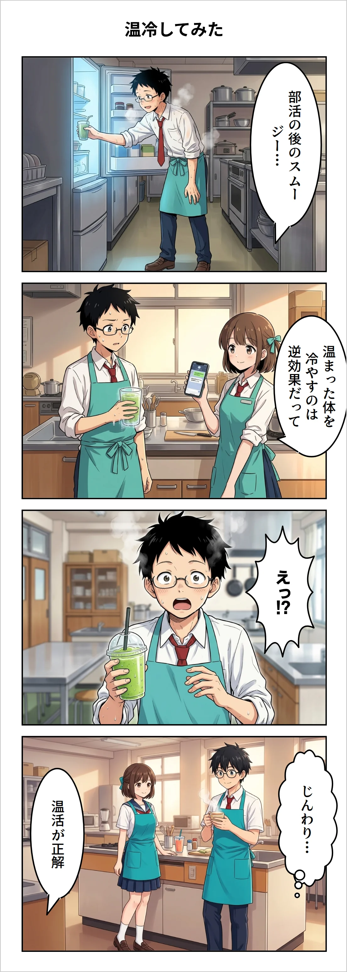 【4コマ】第41話: 温冷してみた