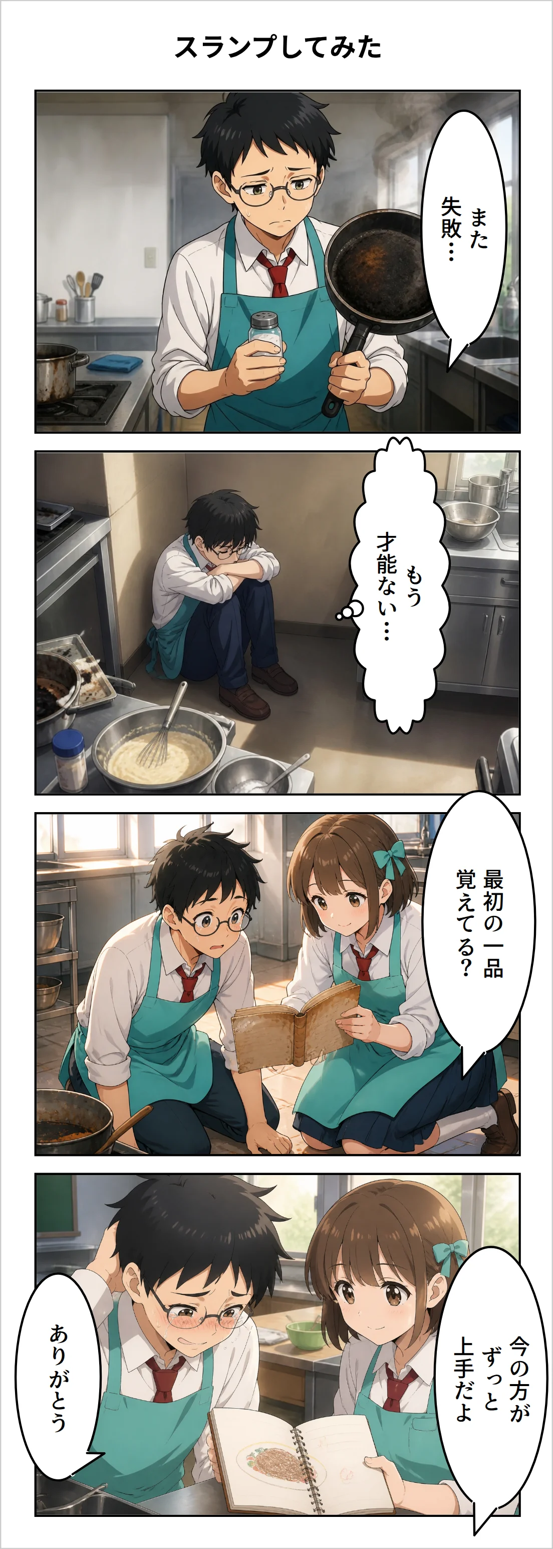 【4コマ】第58話: スランプしてみた