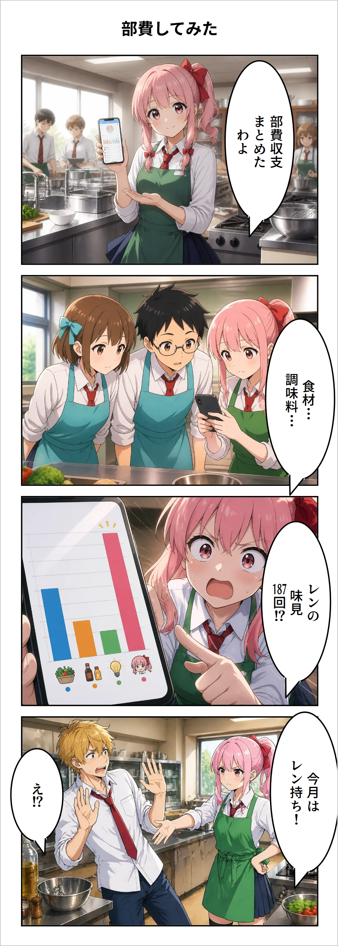 【4コマ】第59話: 部費してみた
