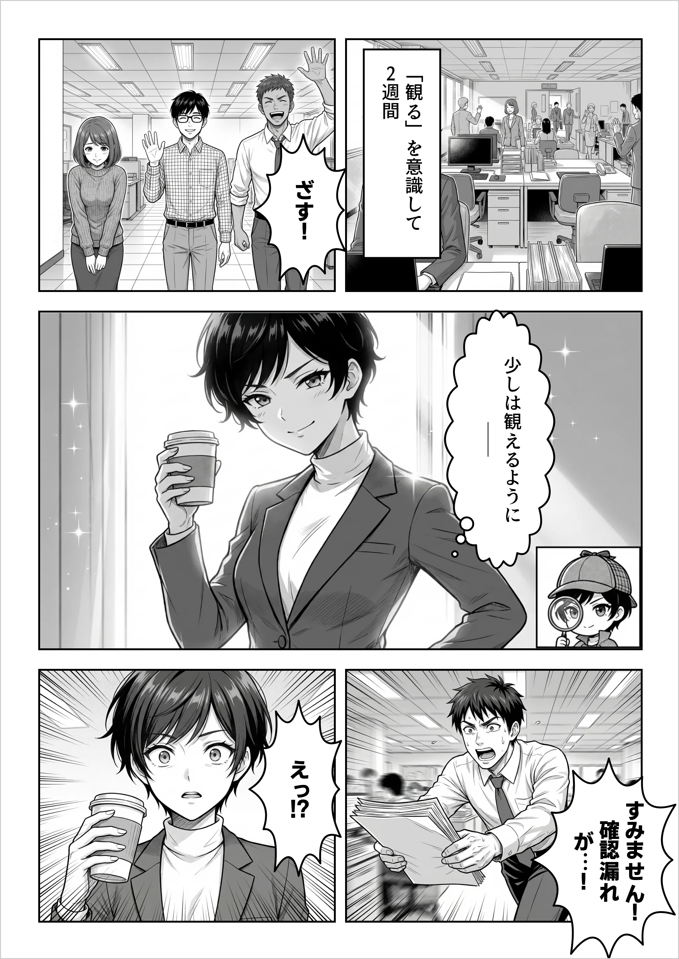 「観る」を意識して2週間。少しは観えるようになった——そんな矢先、確認漏れが発覚する